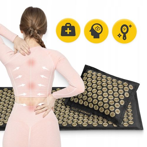 MATA DO AKUPRESURY ECO Z KOLCAMI ZDROWOTNA RELAKS MASAŻ PODUSZKA TORBA na Arena.pl