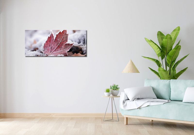 Obraz 100x40cm Liść u Kresu Jesieni zdjęcie 2