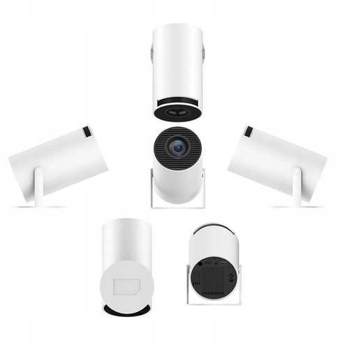 PROJEKTOR RZUTNIK ANDROID TV WIFI MINI 4K PRZENOŚNY SMART GŁOŚNIK OBROTOWY na Arena.pl