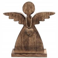 Figurka drewniana świąteczna anioł 29 cm