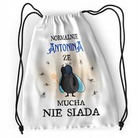 Plecak Dla Antoniny Sportowy Szkolny Worek Torba Z Nadrukiem Ze Zdjęciem