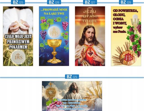 BANER NA BOŻE CIAŁO dekoracja ołtarza baner religijny gotowe wzory 100x75cm na Arena.pl