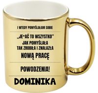 KUBEK ZŁOTY PREMIUM PREZENT DLA ŻONY KOLEŻANKI DZIEWCZYNY URODZINY