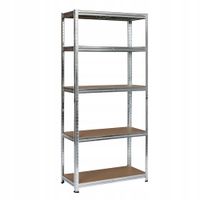 Regał magazynowy metalowy Thomas 180 x 90 x 40 cm max 175 kg na półkę