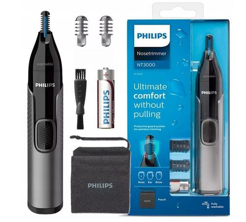 TRYMER DO NOSA BRWI USZU PHILIPS NT3650/16 + ETUI na Arena.pl