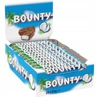 Bounty Baton z nadzieniem kokosowym oblany czekoladą 24szt x 57 g