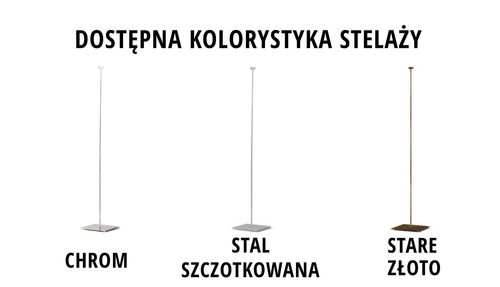 Lampa podłogowa MEKSYK abażur walec na Arena.pl
