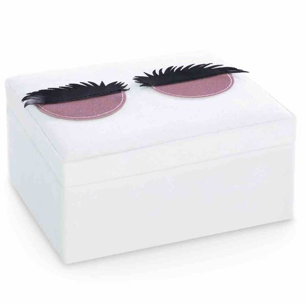 JEWELRYBOX/AH/LASHES/WHITE/14X9 zdjęcie 2