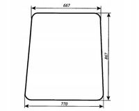 Szyba tylna - tył do ładowacza Fadroma Ł 200