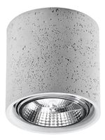 Downlight LAMPA sufitowa SL.0645 betonowa OPRAWA spot tuba szara
