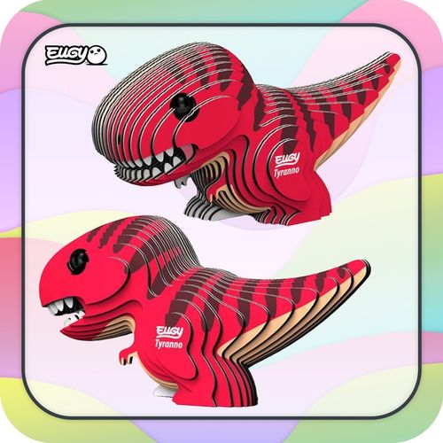 Dinozaur Tyranozaur Eugy. Eko Układanka Puzzle 3D. na Arena.pl