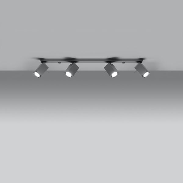 Plafon MERIDA 4L szary zdjęcie 3