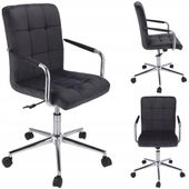 krzesło quatro welur czarne