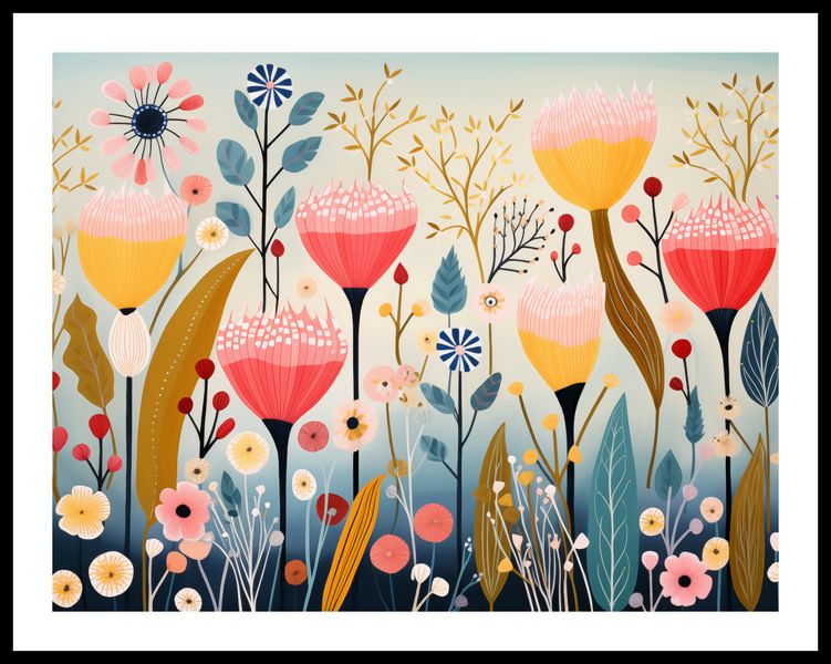 Plakat 65x50cm Ogród Marzeń zdjęcie 3