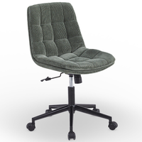Krzesło biurowe obrotowe COMFI regulowane oliwkowe sztruks do pracy