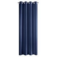 Zasłona jednokolorowa na przelotkach RITA 140x250 granatowa