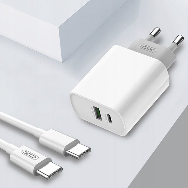 SZYBKA Ładowarka QC 3.0 18W PD USB TYP-C + KABEL zdjęcie 3