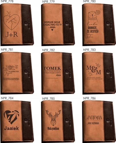 Portfel grawerowany portfele z grawerem TWÓJ TEKST na Arena.pl