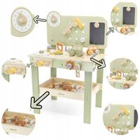 Viga 44065 PolarB Warsztat z narzędziami młotek klocki śruby EDU kolorowy