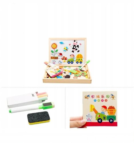 EDUKACYJNA duża WIELOFUNKCYJNA tablica MAGNETYCZNA na Arena.pl