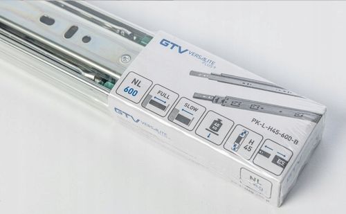 VERSALITE PLUS + prowadnica meblowa kulkowa 40 KG - 45 x 500 x 12,7 mm na Arena.pl