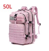 Plecak trekkingowy 25 l czarny 50 l (Pink)