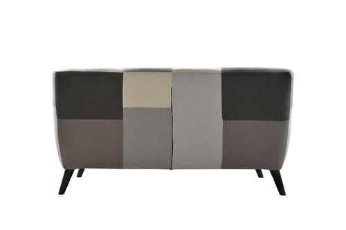 Sofa dwuosobowa Patchwork grey mix na Arena.pl