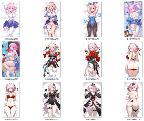 Dakimakura Honkai: Star Rail - March 7th & Evernight DO WYBORU 60x30 na Arena.pl