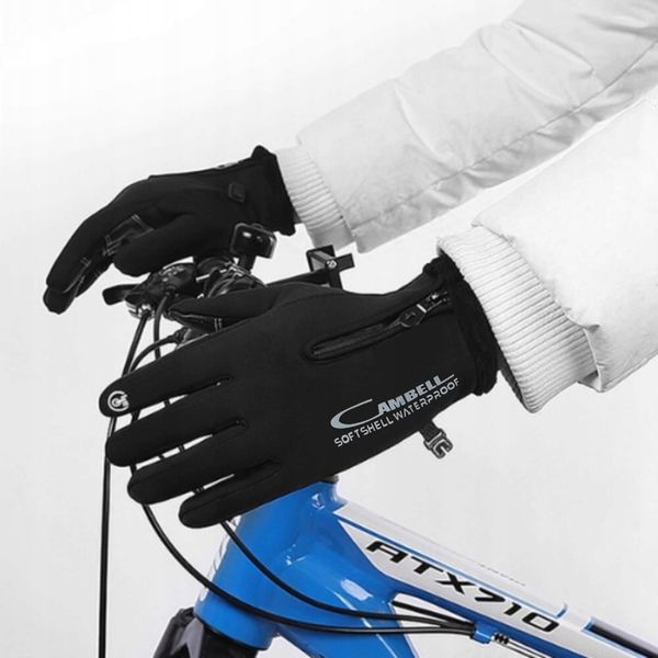 Rękawice Softshell Dotyk Narty Biegowe Rower XXL zdjęcie 9