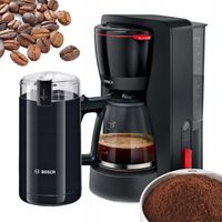 Zestaw Bosch MyMoment Ekspres przelewowy TKA3M133 + Młynek TSM6A013B Czarny