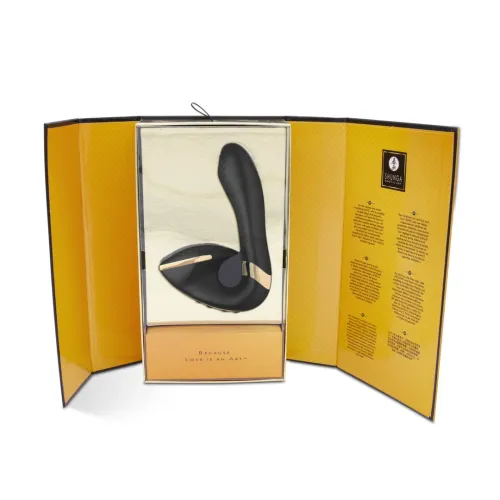 shunga soyo black - dwusilnikowy model silikonowy, 17 cm na Arena.pl