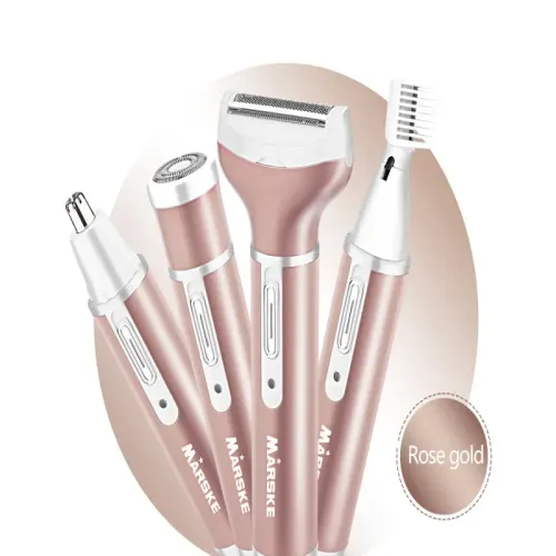 Depilator golarka damska do ciała nóg trymer 4w1 wymienne końcówki na Arena.pl