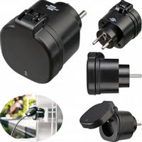 GNIAZDO ELEKTRYCZNE WIFI INTELIGENTNE SMART HOME IP44 WTYCZKA ZEWNĘTRZNA