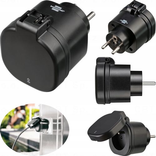 GNIAZDO ELEKTRYCZNE WIFI INTELIGENTNE SMART HOME IP44 WTYCZKA ZEWNĘTRZNA na Arena.pl