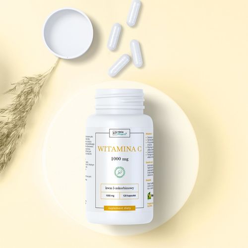Witamina C 1000mg Kwas L-Askorbinowy MOCNA 120 kapsułek na Arena.pl