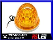 Lampa LED 12 SMD kogut pomarańczowa 12v 24v migająca ostrzegawcza