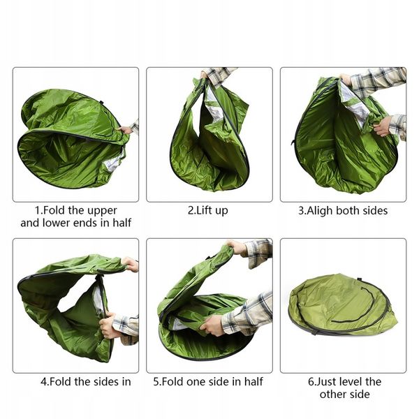 PRZEBIERALNIA PRZENOŚNA NAMIOT PLAŻOWY KEMPINGOWY NA PRYSZNIC TOALETA WC zdjęcie 11