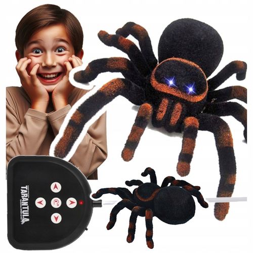 PAJĄK ZDALNIE STEROWANY LED NA PILOT DUŻY TARANTULA ZABAWKA DLA DZIECI na Arena.pl