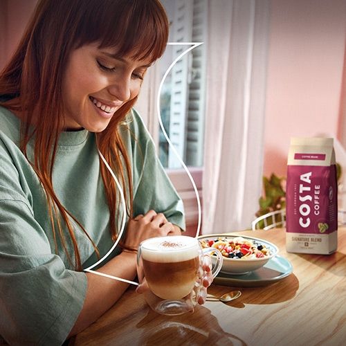 Costa Coffee Kawa Signature Blend Dark Mielona 2x500g zdjęcie 6