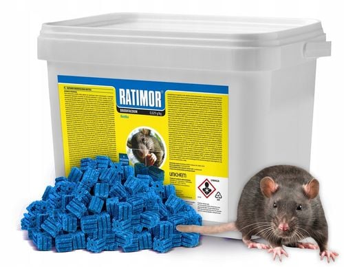 RATIMOR NA SZCZURY I MYSZY KOSTKA BRODIFAKUM 4,5KG na Arena.pl