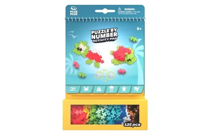 Plus-Plus PuzzleByNumber ActPad Morski 3991 09949 zdjęcie 1