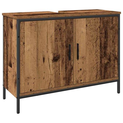 Zestaw mebli łazienkowych 4 pcs Brązowy 33 x 33 x 185.5 cm na Arena.pl