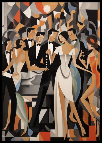 Plakat 42x59,4cm Bal w Art Deco na Arena.pl