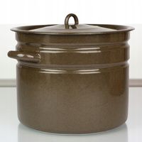 GARNEK EMALIOWANY 20L Z POKRYWKĄ POWIDLAK GAR WYSOKI DO BIGOSU WEKÓW XXL