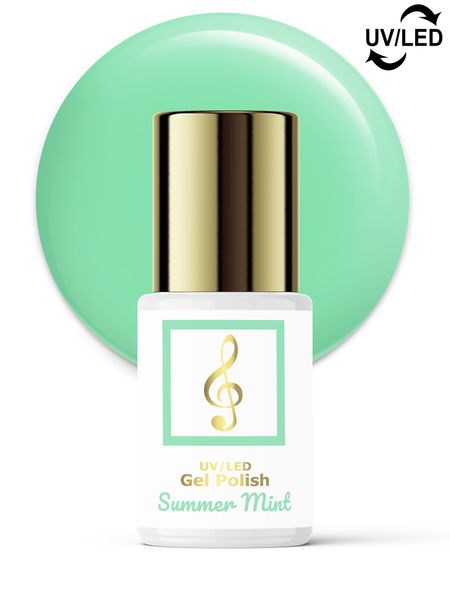 Lakier Hybrydowy Soak Off UV LED MoB Summer Mint 7ml zdjęcie 1