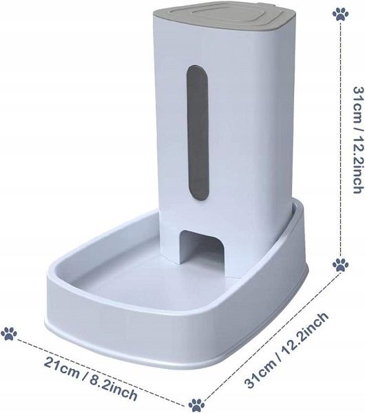 Zestaw automatycznych podajników Karmy i wody dla Psa kota 3,8l x 2szt zdjęcie 2