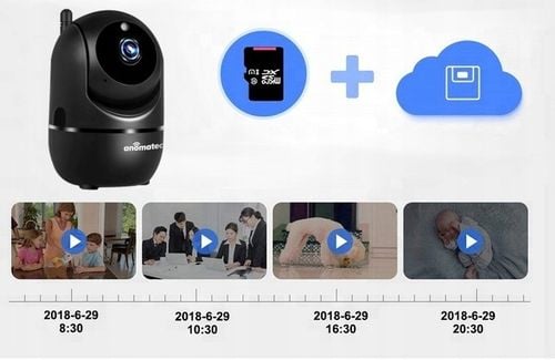 CZARNA KAMERA BEZPRZEWODOWA WIFI 4MPX WEWNETRZNA NIANIA IP APLIKACJA TUYA na Arena.pl
