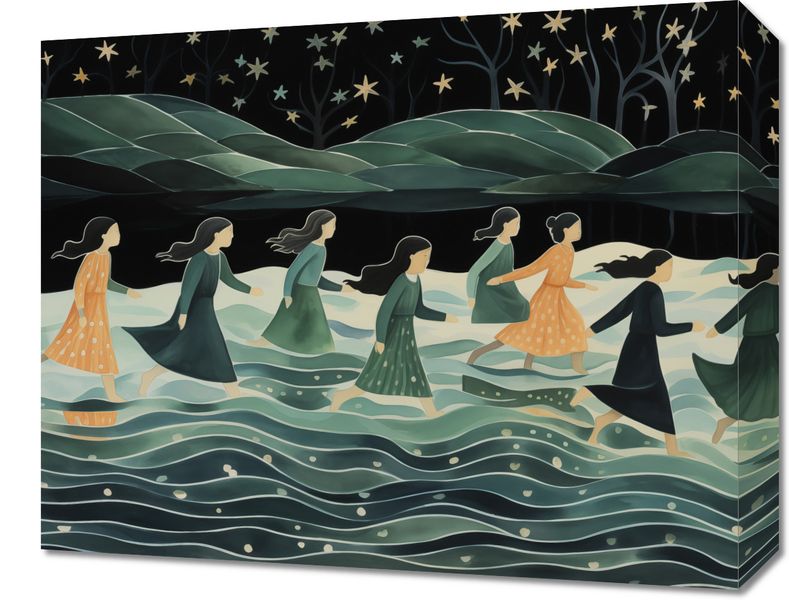 Obraz 50x40cm Nocna Procesja zdjęcie 1