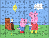Puzzle Świnka Peppa