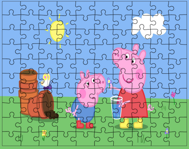Puzzle Świnka Peppa zdjęcie 1